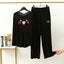 Peplum-Style Big-Printed 2-Pcs Lounge And Night Wear Suit. WLW-11