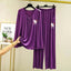 Neck Geadar-Style Logo-Printed 2-Pcs Lounge And Night Wear Suit. WLW-14