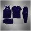 Blue Polo Horse Logo Printed Bundle Of 4 Dry-Fit Complete Summer Deal.