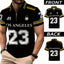 Dry-Fit 3D LA-23 Printed Style Half-Sleeve Polo Summer Tshirt. MS3DP-15