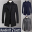 Bundle Of 2 Arctix Casual Double-Neck Winter Casual Fleece Coat. MWJ-408