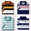Bundle Of 4 Dry-Fit 3D Stripe Printed Style Half-Sleeve Polo Summer Tshirt's. MS3DP-03+06+10+19