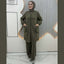 Zipper Pocket's Jacket Style Premium Quality Winter 2-Pcs Tracksuit For Her. WWTS-56