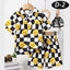 Smiley B-W Box Style All-Over 3D Printed 2-Pcs Summer Suit For Kids. D-2