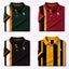 Bundle Of 4 Dry-Fit 3D Stripe Printed Style Half-Sleeve Polo Summer Tshirt's. MS3DP-11+12+13+14