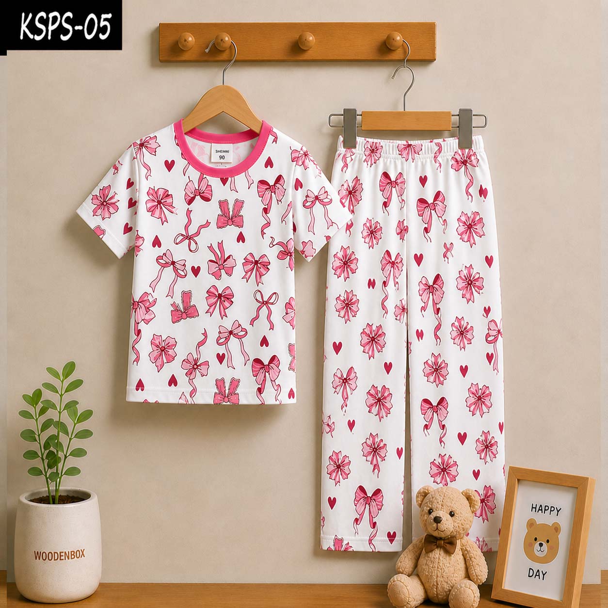 Kid's Funky Printed 2-Pcs Summer Suit. KSPS-05 Main image