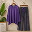Contrast-Style 2-Pcs Lounge And Night Wear Suit. WLW-12