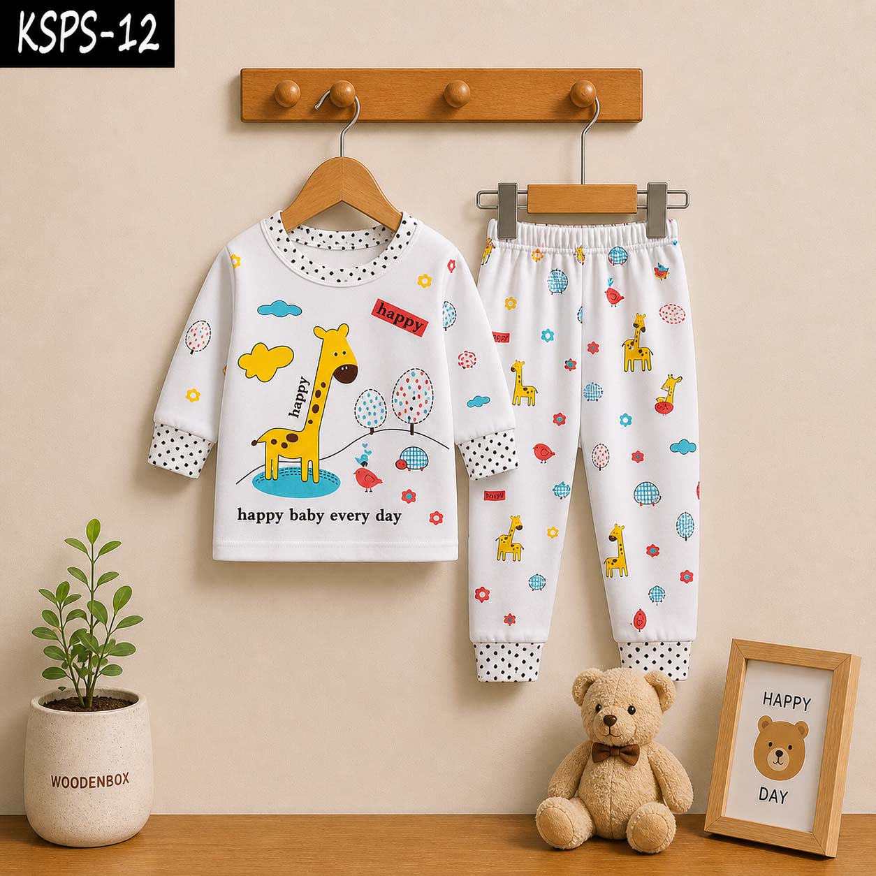 Kid's Funky Printed 2-Pcs Summer Suit. KSPS-12 Main image
