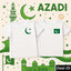 Bundle of 2 White Baby Boy & Girl Azadi Printed Tshirt's. Deal-05