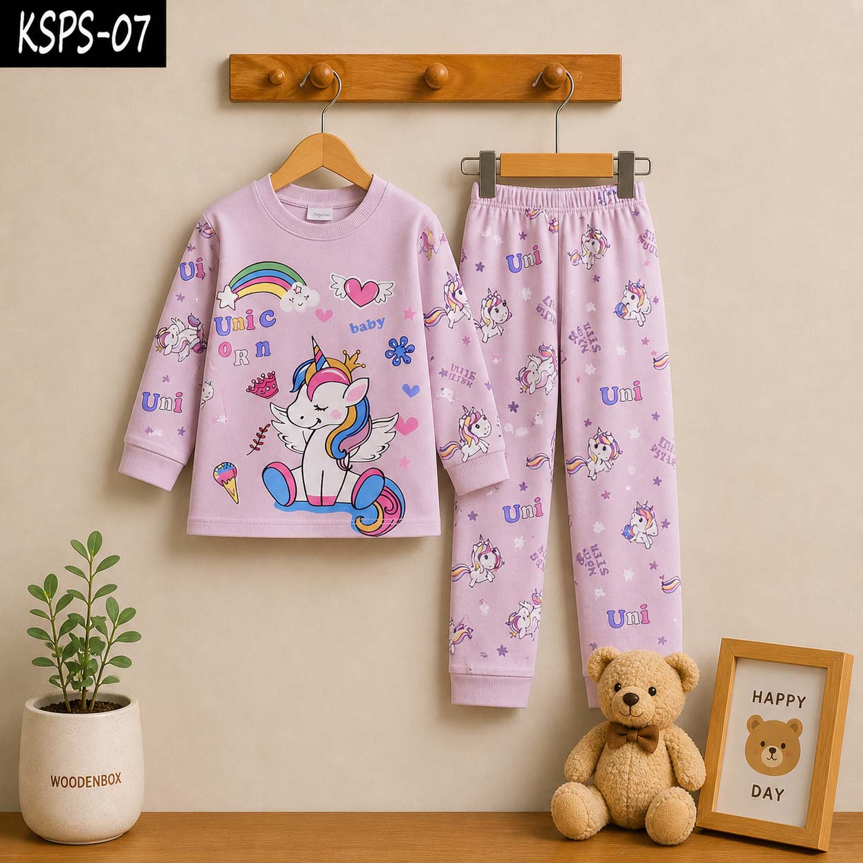 Kid's Funky Printed 2-Pcs Summer Suit. KSPS-07 Main image