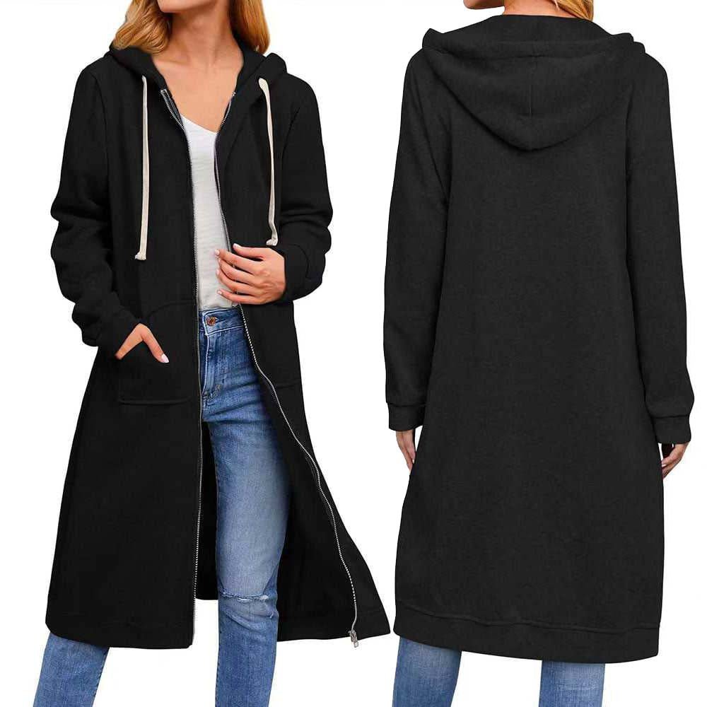 Premium Quality Long Zipper Hoodie For Winter's. Main image