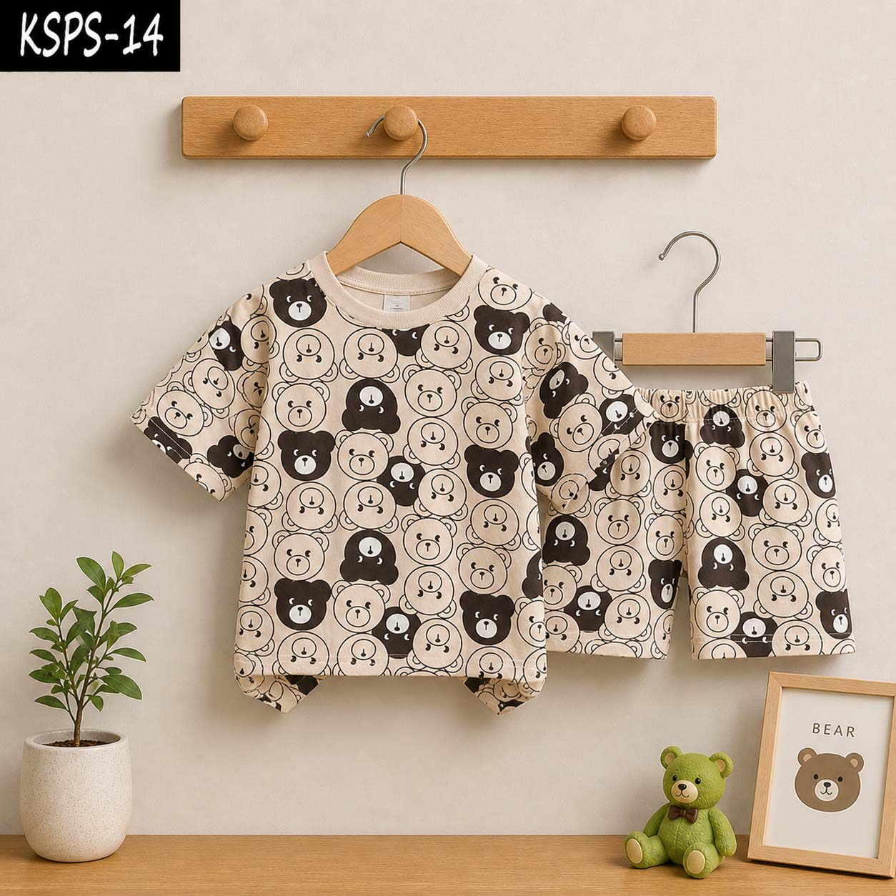 Kid's Funky Printed 2-Pcs Summer Suit. KSPS-14 Main image
