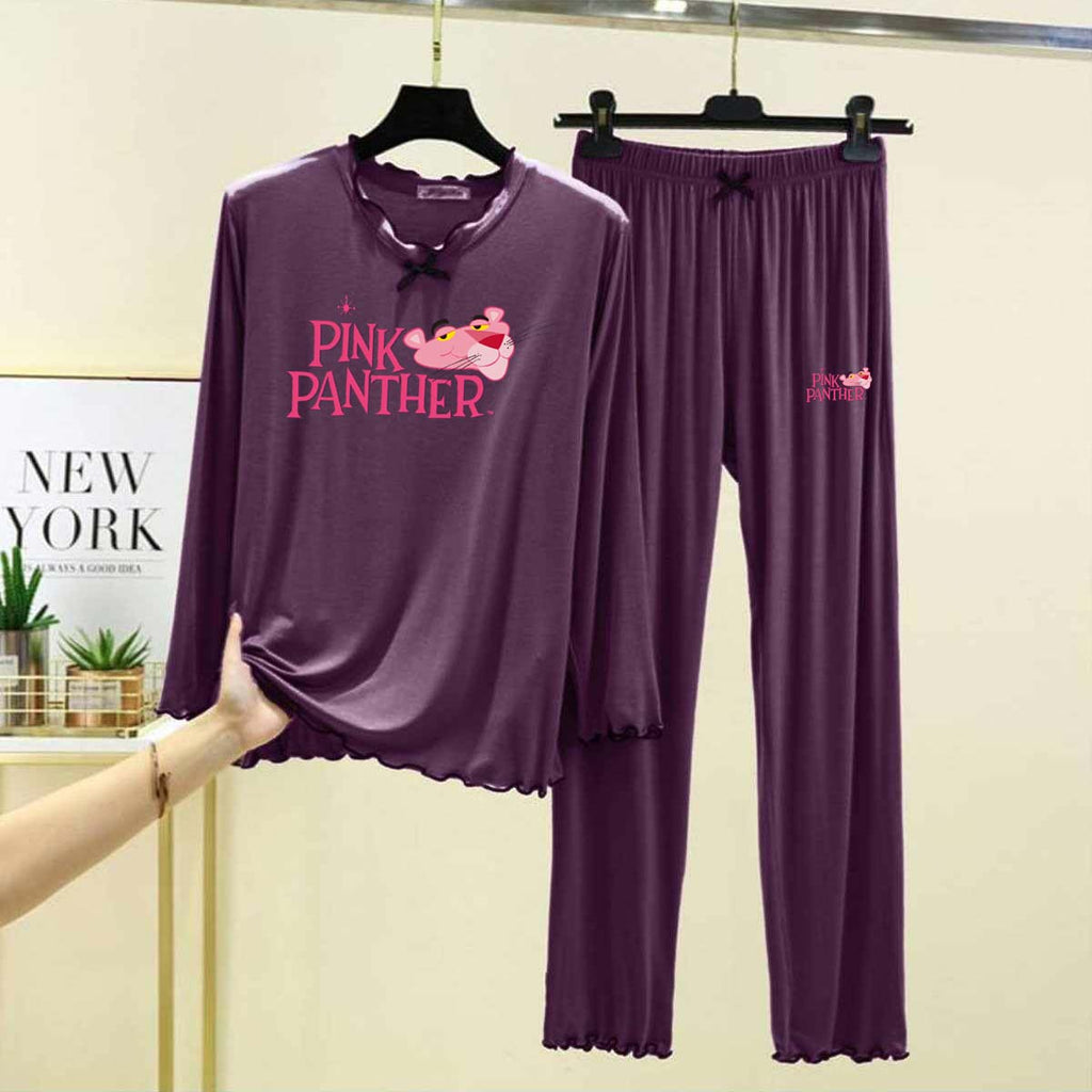Tie Piko-Style Big-Printed 2-Pcs Lounge And Night Wear Suit. WLW-16