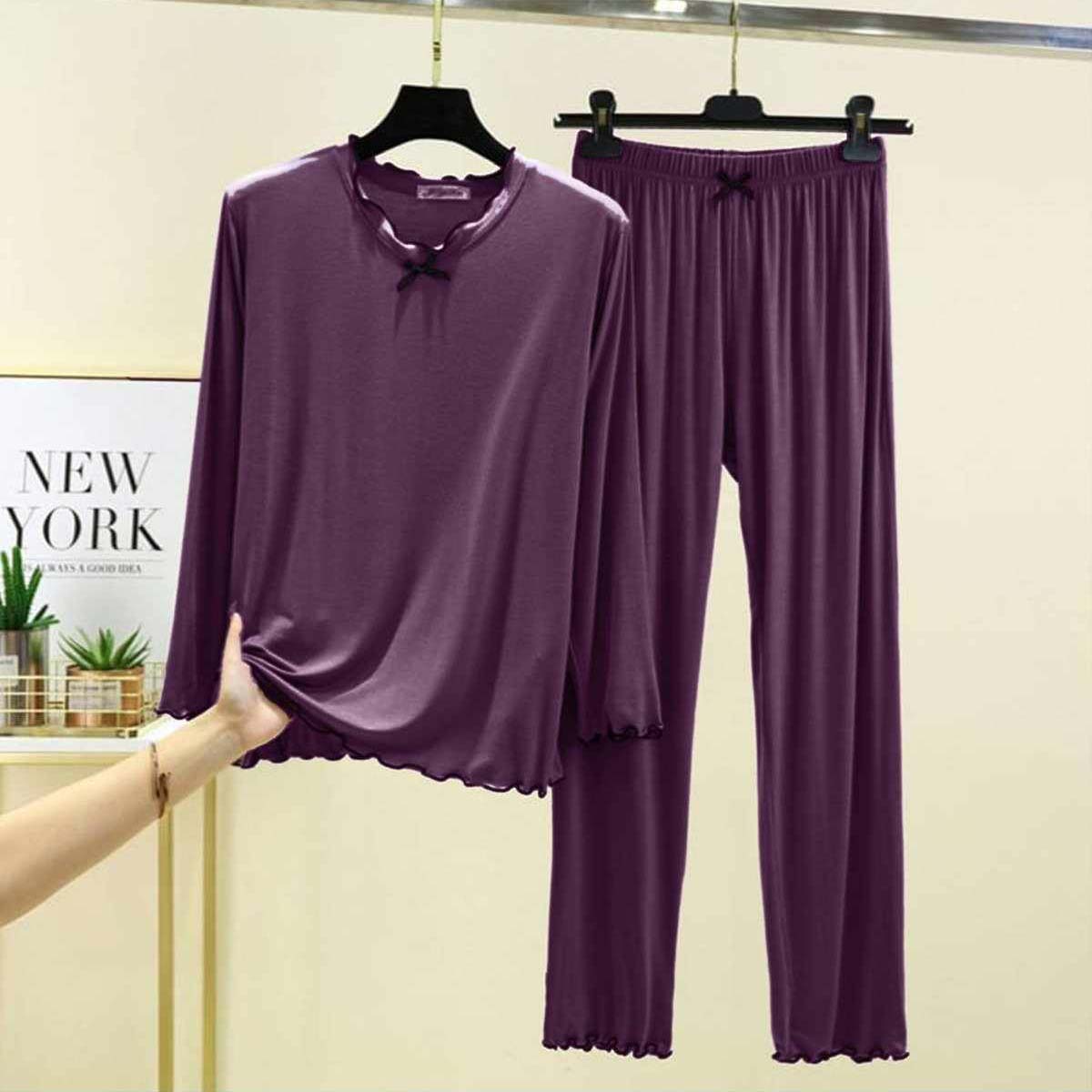 Tie Piko-Style 2-Pcs Lounge And Night Wear Suit. WLW-16 Main image