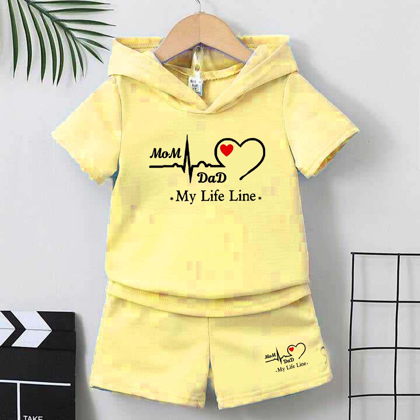 MD Life-Line Kids Hooded Style 2-Pcs Summer Suit. (HOTS+SH) Secondary image
