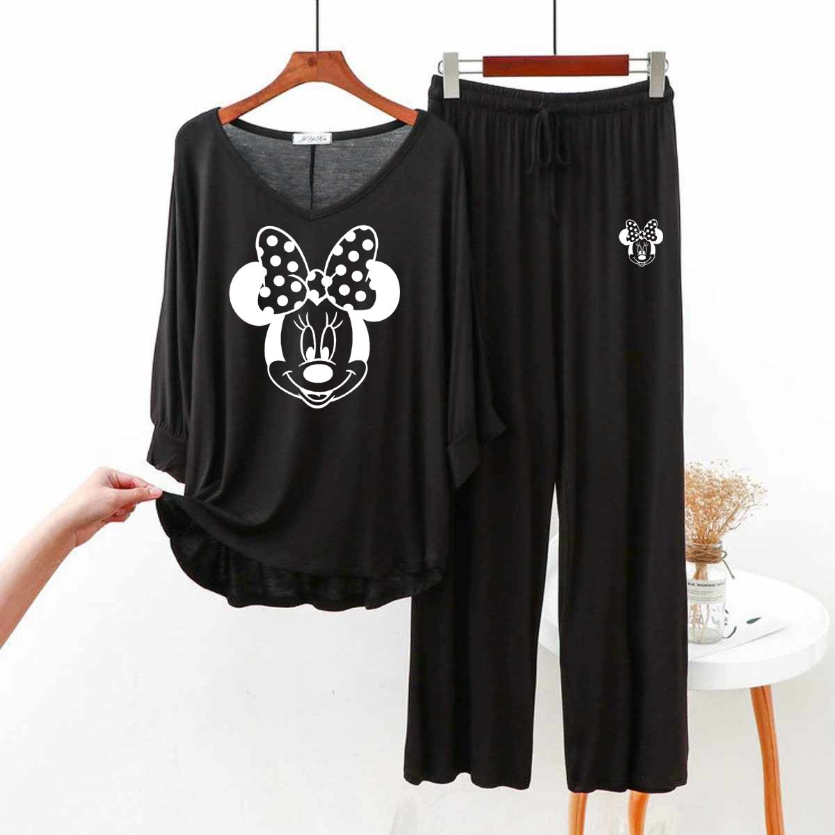 RH-Style Big-Printed 2-Pcs Lounge And Night Wear Suit. WLW-05 Main image