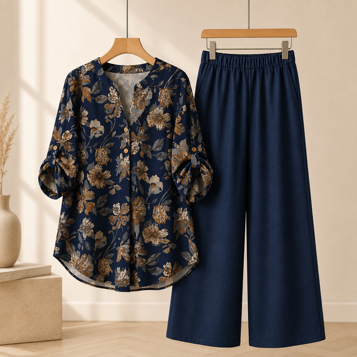 Binara Printed Western Shirt Style Stitched Co-Ord Set! PCS# 40 Dress Code