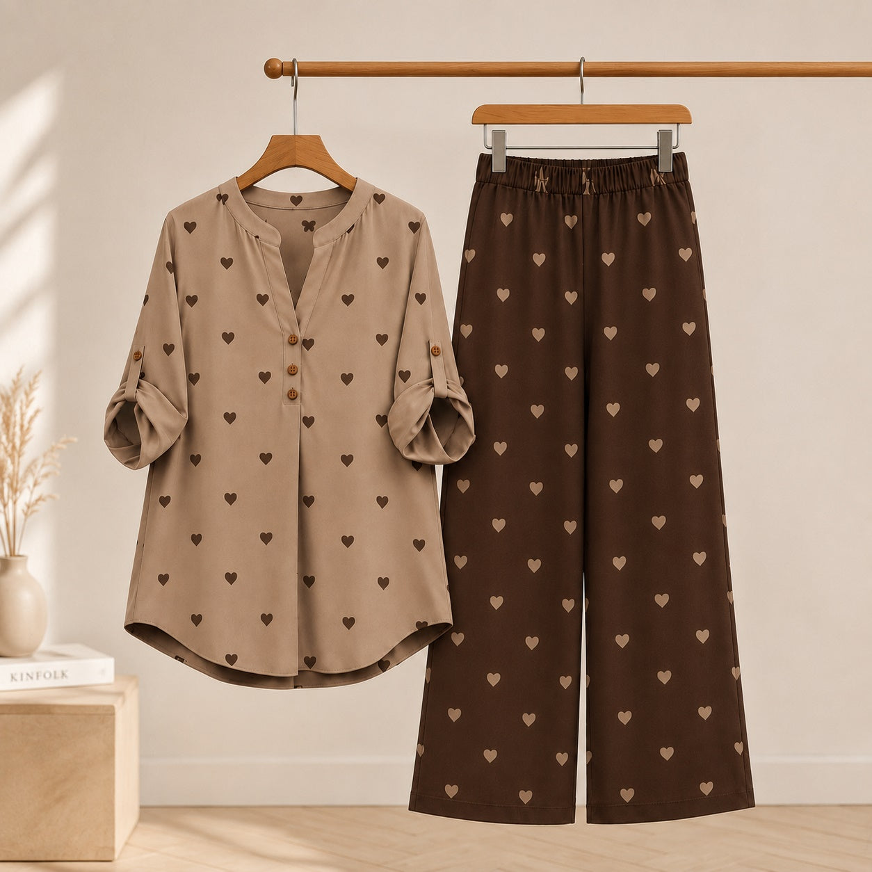 Binara Printed Western Shirt Style Stitched Co-Ord Set!. PCS# 27 Dress Code Main image