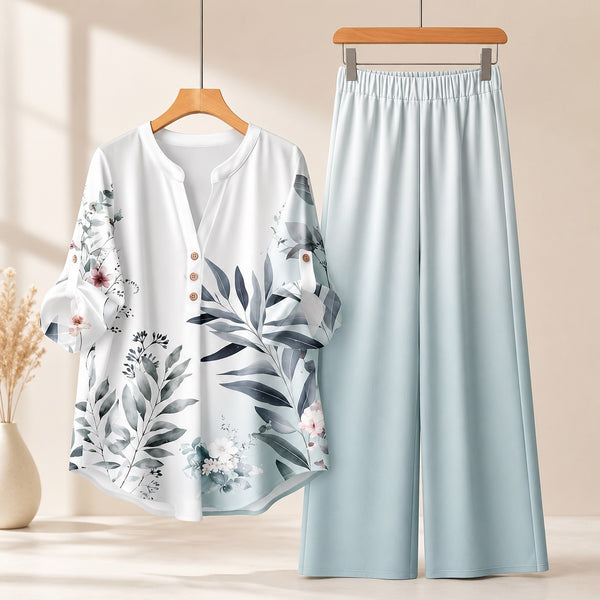 Binara Printed Western Shirt Style Stitched Co-Ord Set! PCS# 16 Dress Code