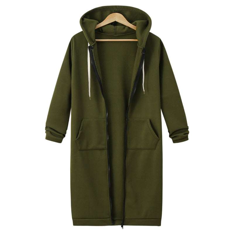 Premium Quality Long Zipper Hoodie For Winter's. Main image
