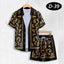 All-Over 3D Printed Premium Quality Dry-Fit 2-Pcs Summer Suit. D-39