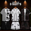 Bundle Of 3 Dry-Fit 3D-Printed Shirt Style 2-Pcs Summer Suit. Deal-20 (Clearance-Sale) MS3D-10-11-16