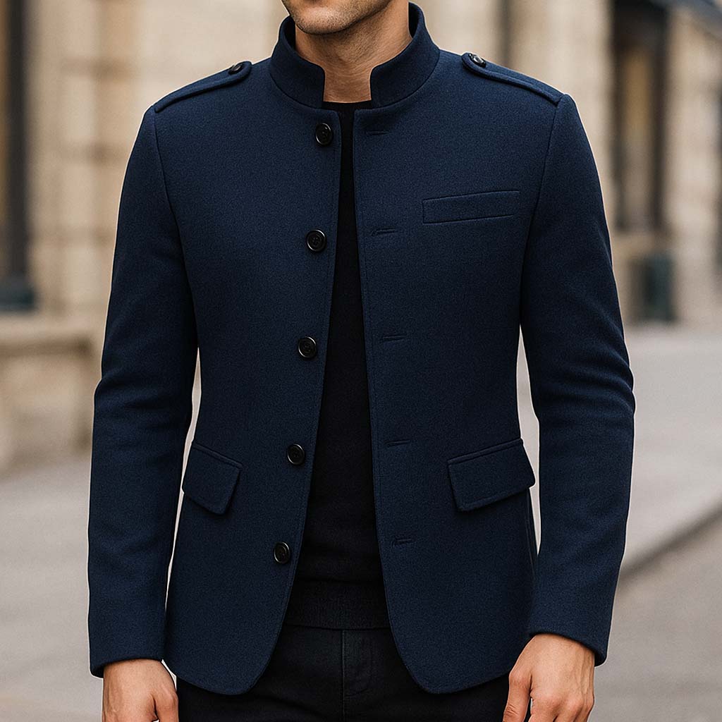 Collar Style Casual Winter Fleece Coat. MWJ-407 V3 Secondary image