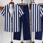 Stripe Printed Shirt Style  Dry-Fit 2-Pcs Summer Suit. MS3D-51