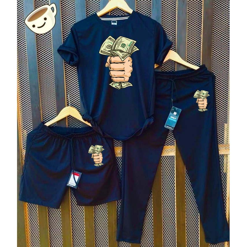 Blue Dollar Capture Bundle Of 3 Dry-Fit Premium Quality Summer Suit. Main image