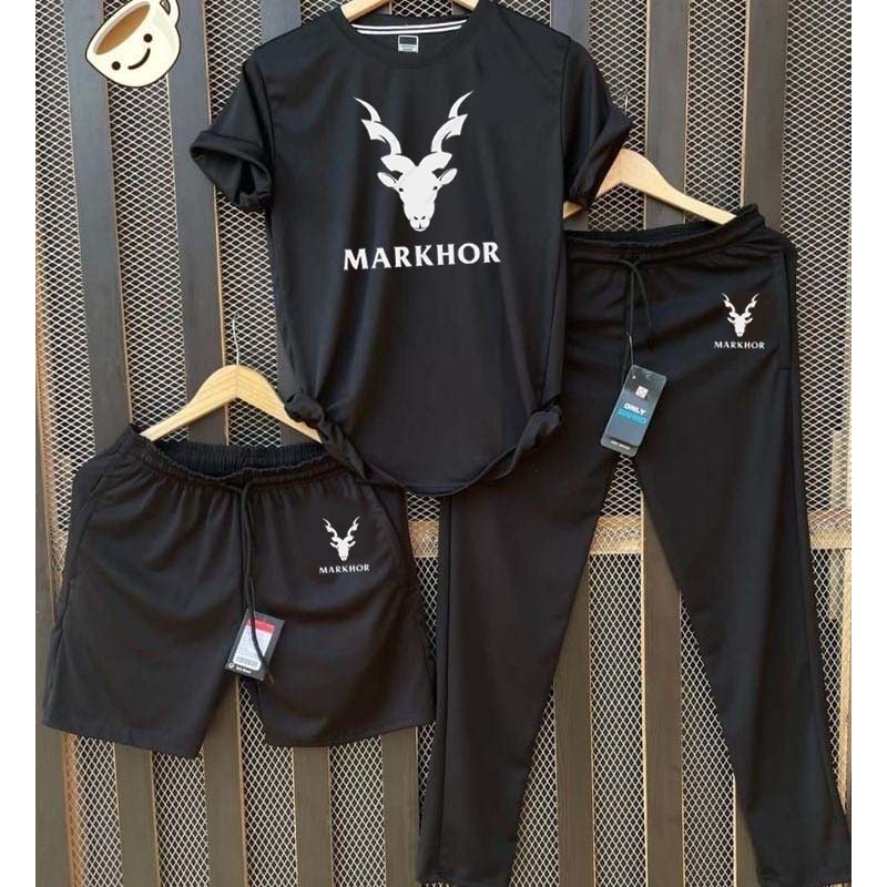 Bundle Of 3 Dry-Fit Premium Quality Summer Suit.
