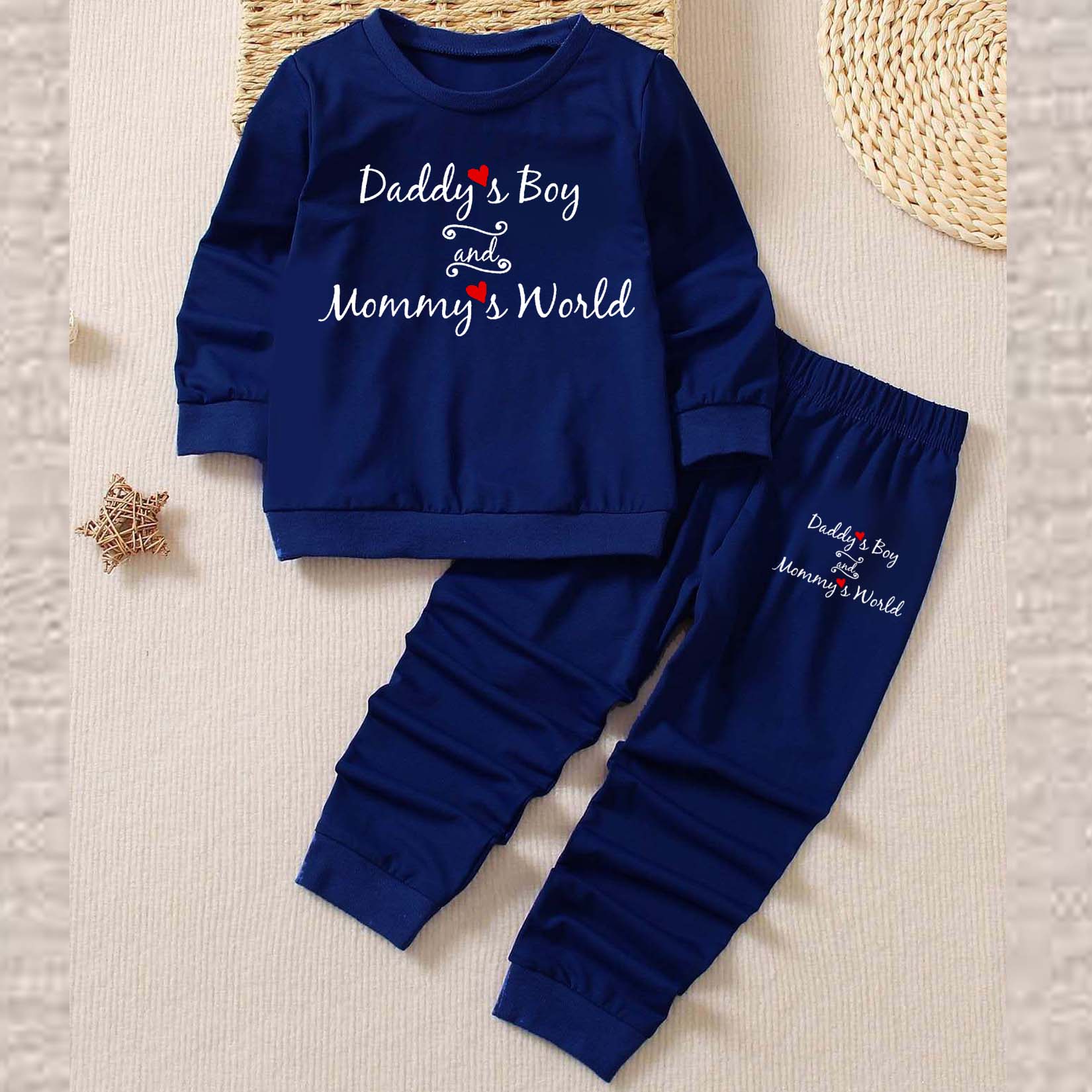 DB & MW Kids Sweat Style 2-Pcs Summer Suit. (FTS+TR) Secondary image
