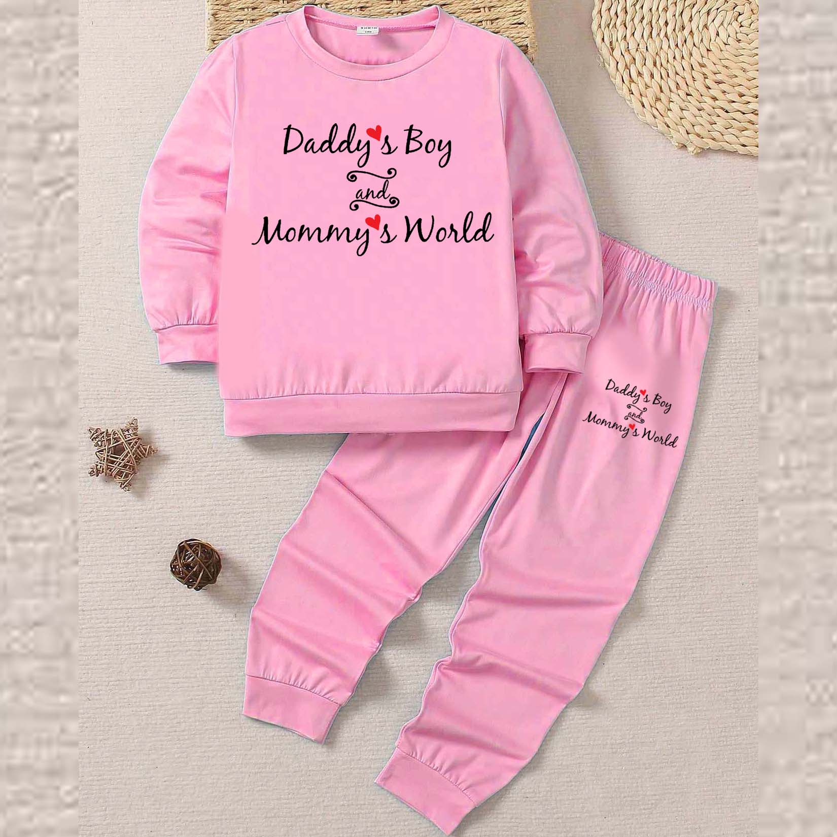 DB & MW Kids Sweat Style 2-Pcs Summer Suit. (FTS+TR) Main image