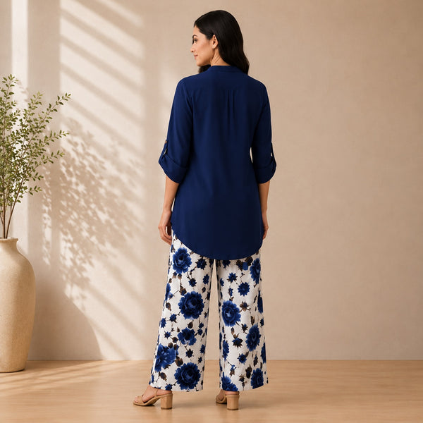 Binara Printed Western Shirt Style Stitched Co-Ord Set! PCS# 49 Dress Code
