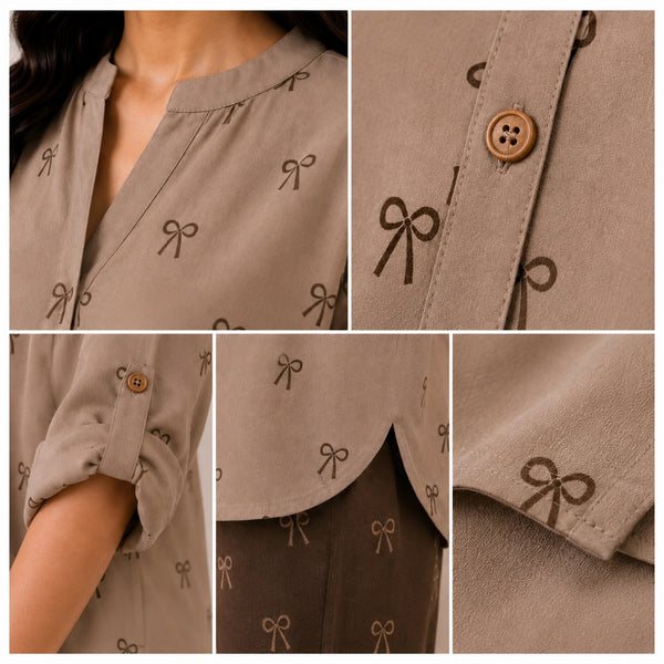 Binara Printed Western Shirt Style Stitched Co-Ord Set! PCS# 33 Dress Code