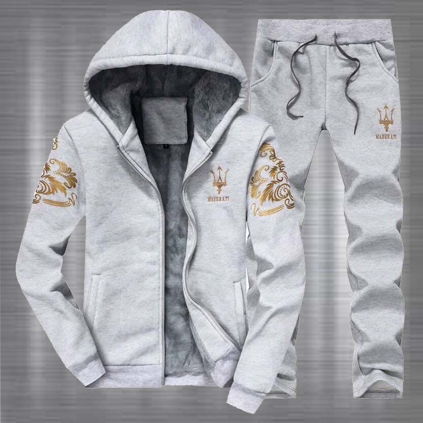 Maserati Arm Printed Hooded Style Winter Track-suit. Secondary image