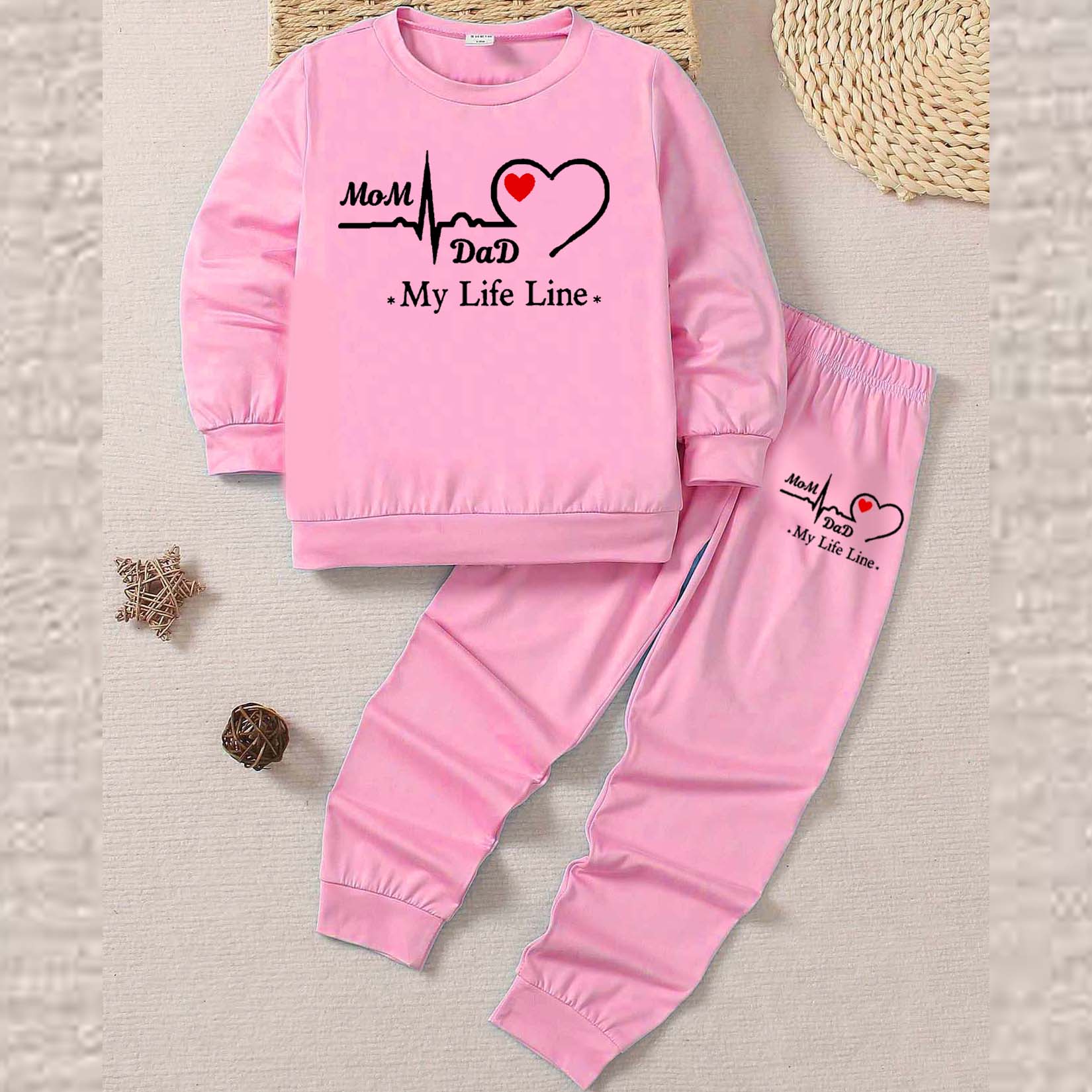 MD Life-Line Kids Sweat Style 2-Pcs Summer Suit. (FTS+TR) Main image