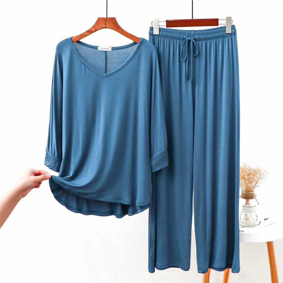 RH-Style 2-Pcs Lounge And Night Wear Suit. WLW-05 Main image