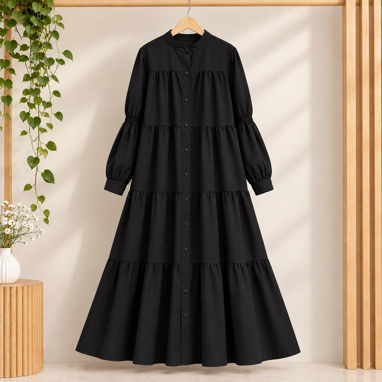 Antalia Western Style Patch-Work Long Frock!! Secondary image