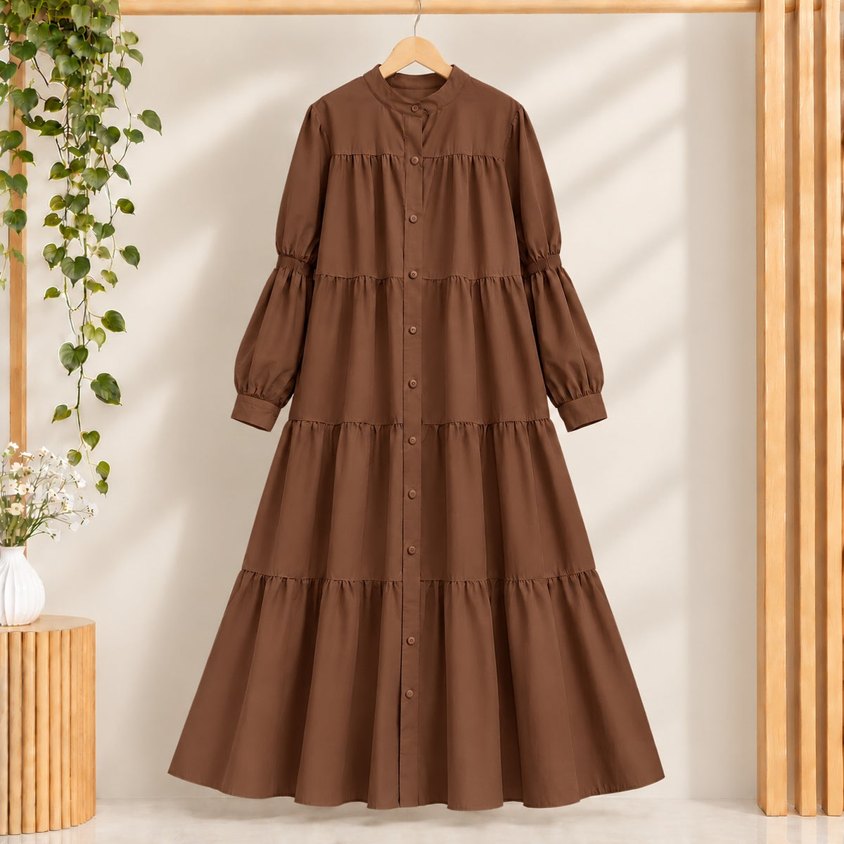 Antalia Western Style Patch-Work Long Frock!! Main image