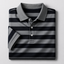 Dry-Fit 3D Stripe Printed Style Half-Sleeve Polo Summer Tshirt. MS3DP-107 V2