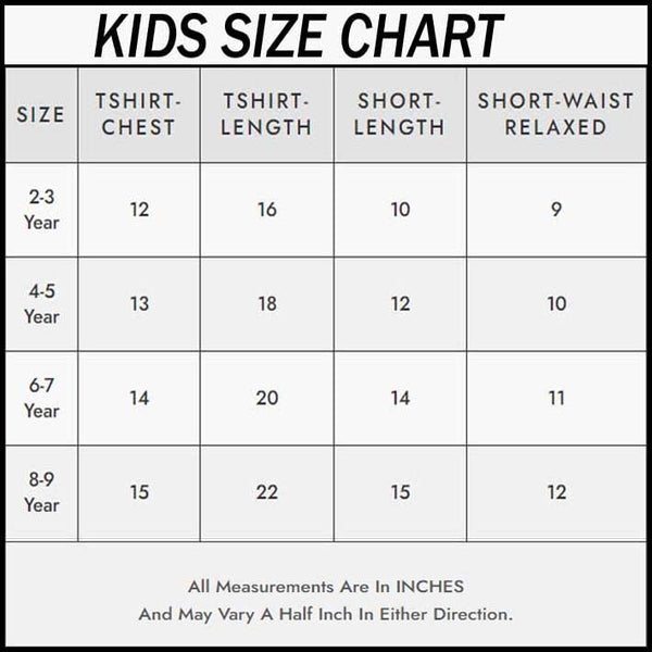 Kid's Funky Printed 2-Pcs Summer Suit. KSPS-16