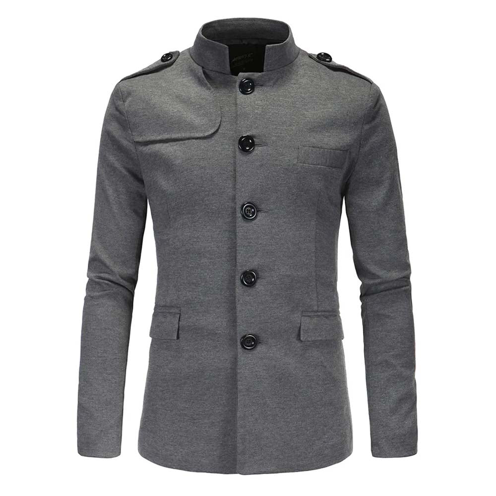 Collar Style Casual Winter Fleece Coat. MWJ-407 Main image