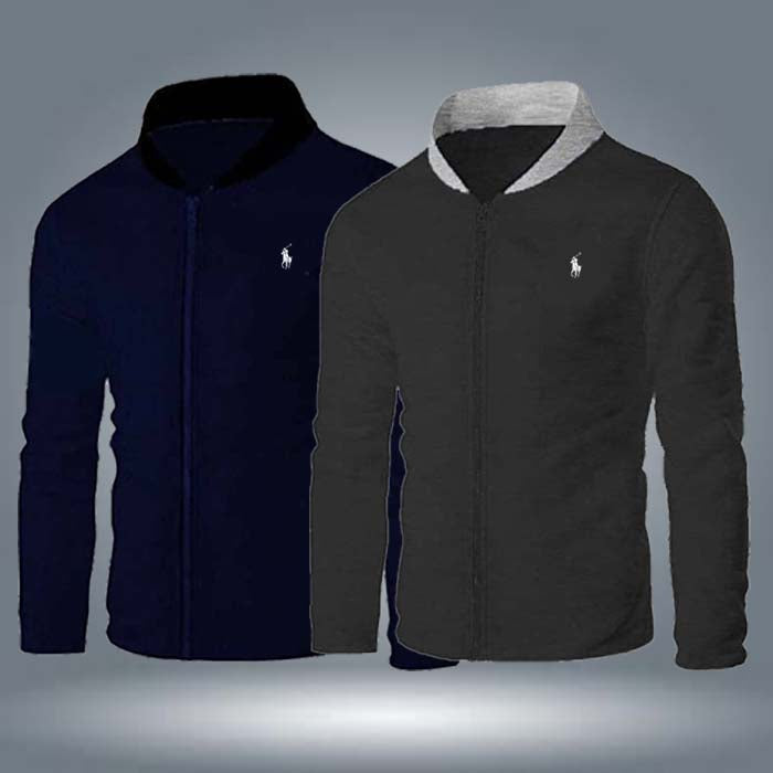 Bundle Of 2 RL Casual Printed Winter Zipper Upper. Secondary image