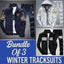 Bundle Of 3 Different Style's 2-Pcs Winter Tracksuit's.