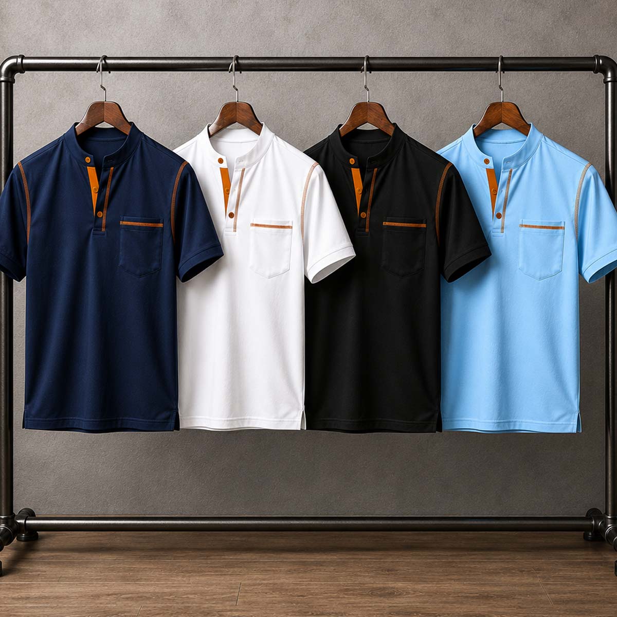 Bundle Of 4 Designer Summer Tshirt's MSDTS-01 V2 Main image