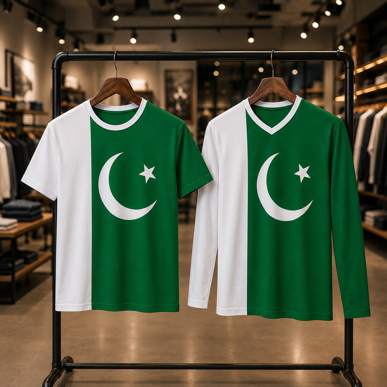 Pack Of 2 14-August Azadi Tshirt's Deal. D-37 V2