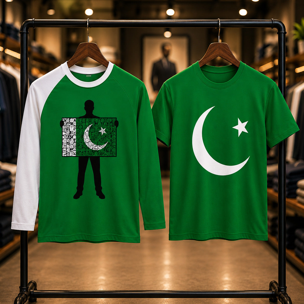 Bundle Of 2 Different Style Printed Azadi Tshirt. D-38 V2 Main image