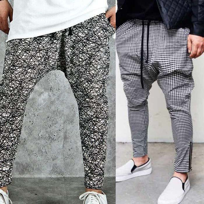 Bundle Of 2 Different Printed Casual Summer Trouser. Main image