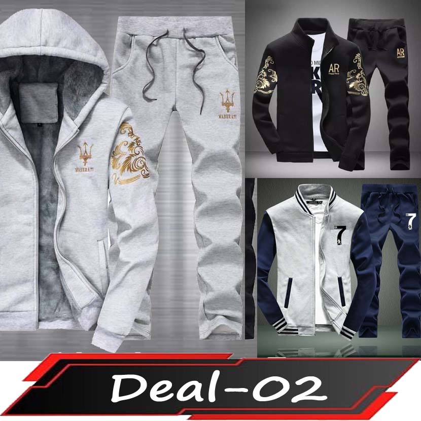 Bundle Of 3 Different Style's 2-Pcs Winter Tracksuit's. (Clearance Sale) Secondary image