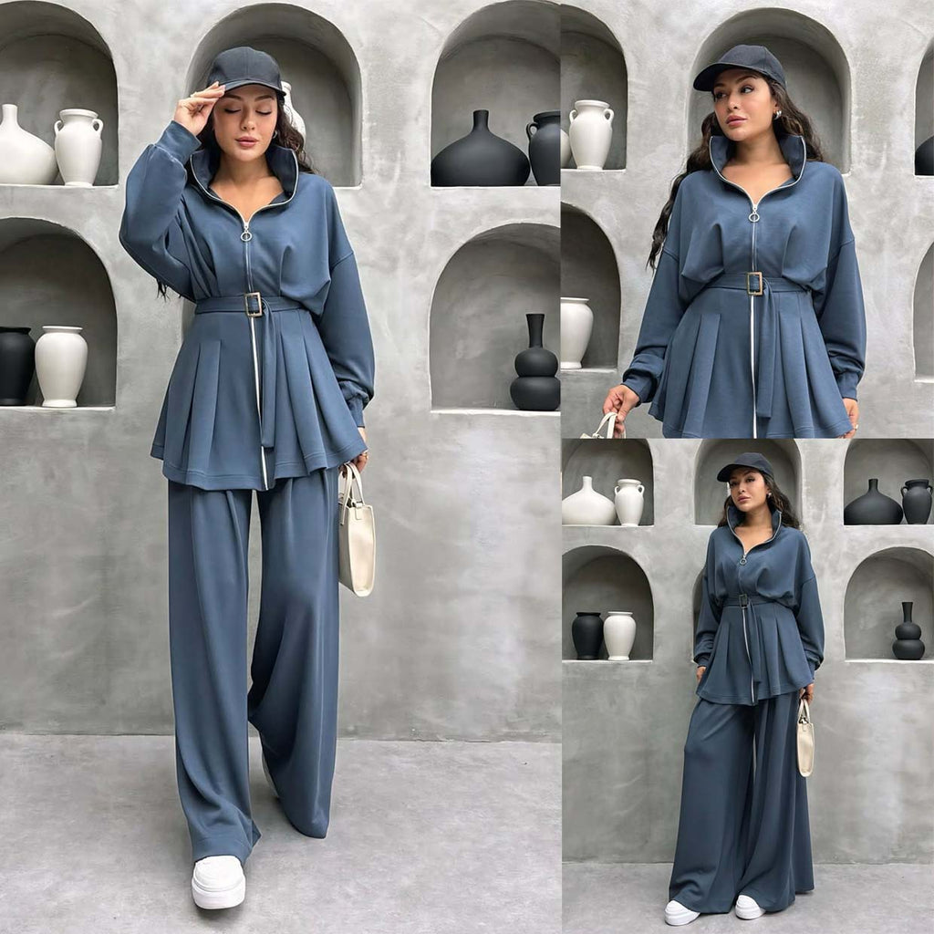 Pintex Belt Style Premium Quality Winter 2-Pcs Tracksuit For Her. WWTS-39